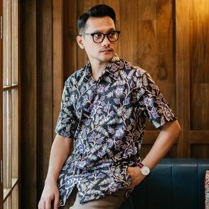 Luxury Performance Batik Shirt for Mens